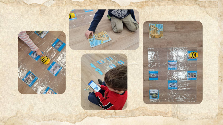 Η Bee bot πάει στον Παρθενώνα!